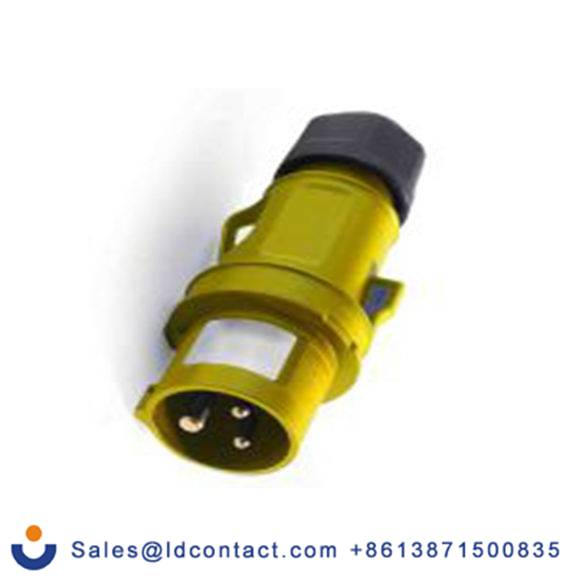 RS PRO,214-4079,32A工业连接器插头, 3P, 100 → 130 v, 电缆安装, IP44, 黄色
