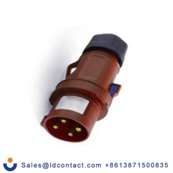 RS PRO,214-4086,32A工业连接器插头, 4P, 380 → 415 v, 电缆安装, IP54, 红色