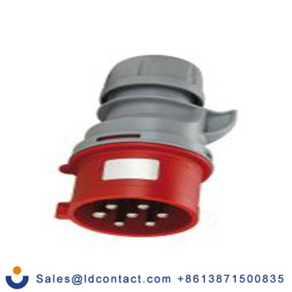 RS PRO,214-4150,16A工业连接器插头, 7P, 400 V, 电缆安装, IP54, 红色
