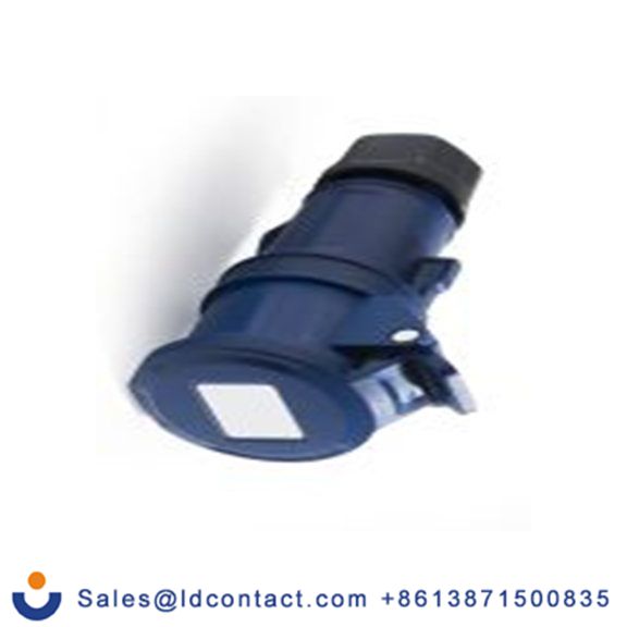 RS PRO,214-4164,16A工业连接器插座, 2P + E, 200 → 250 v, 电缆安装, IP44, 蓝色