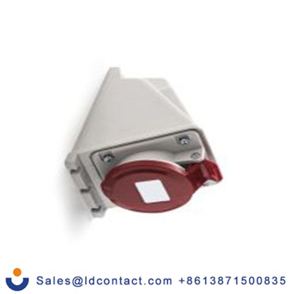 RS PRO,214-4191,16A工业连接器插座, 3P + N + E, 380 → 415 v, 壁挂式安装, IP44, 红色