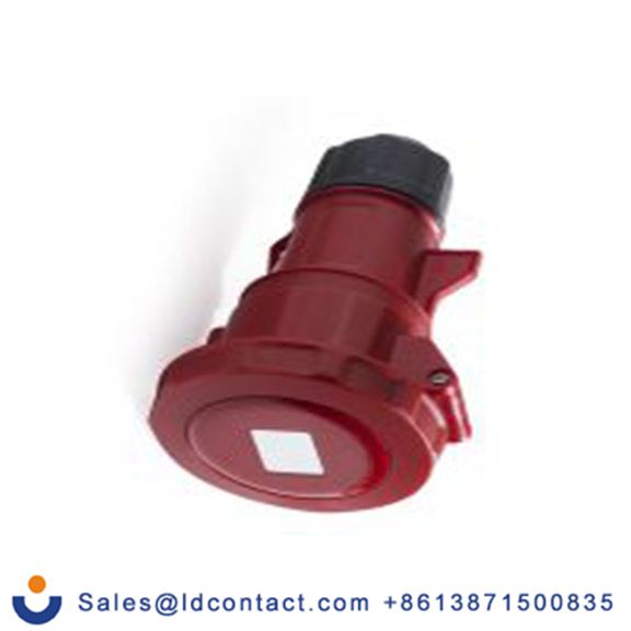 RS PRO,214-4213,32A工业连接器插座, 3P + E, 380 → 415 v, 电缆安装, IP67, 红色