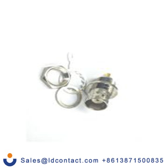 RS PRO,218-4247,BNC 连接器 母插, 50 Ω, 面板安装, 直向, 用于同轴线 BNC系列 焊接