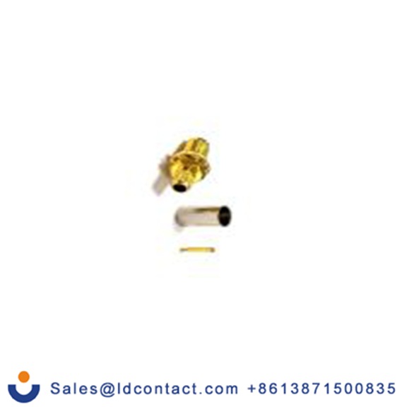 RS PRO,246-9413,SMA 连接器 母插, 50 Ω, 电缆安装, 直向, 用于RG58/U线 SMA系列 压接
