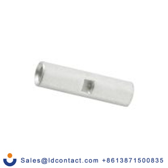 RS PRO,270-7453,接头连接器, 对接, 银色, Φ3.9 mm, 非绝缘, 16 mm总长, 镀锡触点 14 AWG