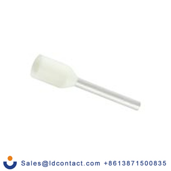 RS PRO,270-7495,绝缘 鞋带套圈, 白色, Φ1.3 mm x 10 mm引脚, 最大电线尺寸 20 AWG, 总长16 mm