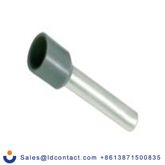 RS PRO,270-7523,绝缘 鞋带套圈, 灰色, Φ2.5 mm x 18 mm引脚, 最大电线尺寸 14 AWG, 总长25.4 mm