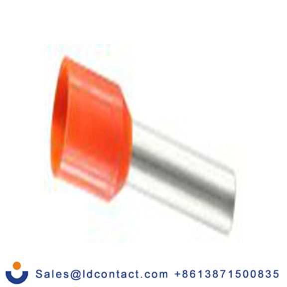RS PRO,270-7526,绝缘 鞋带套圈, 橙色, Φ3.2 mm x 9 mm引脚, 最大电线尺寸 12 AWG, 总长16.4 mm