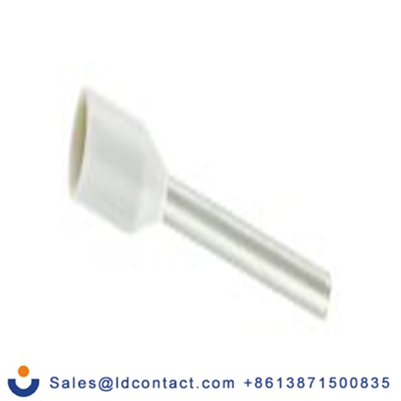 RS PRO,270-7546,绝缘 鞋带套圈, 白色, Φ1.5 mm x 12 mm引脚, 最大电线尺寸 18 AWG, 总长18.3 mm