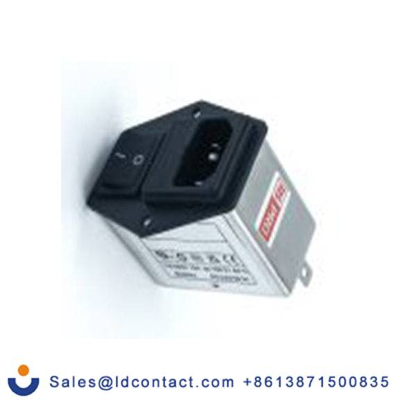 RS PRO,278-0359,插座滤波器, 10A, 250 V 交流, 50 → 60Hz, 2个, 2 极开关, 底盘安装, 61 x 29.5 x 63mm