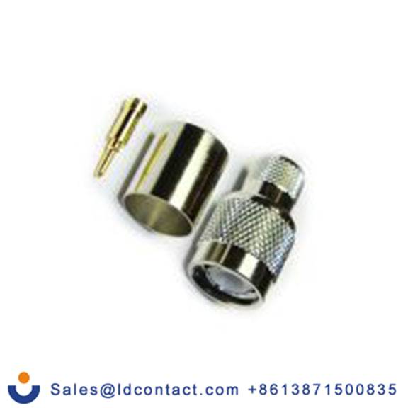 RS PRO,283-7123,TNC 连接器 公, 50 Ω, 电缆安装, 直向, 用于RG213线 13-005系列 压接