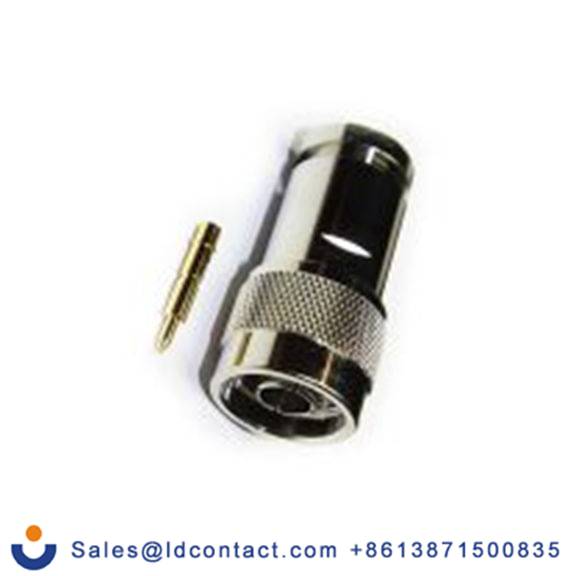 RS PRO,283-7130,N 连接器 公, 50 Ω, 电缆安装, 直向, 用于RG213线 25-001系列 夹