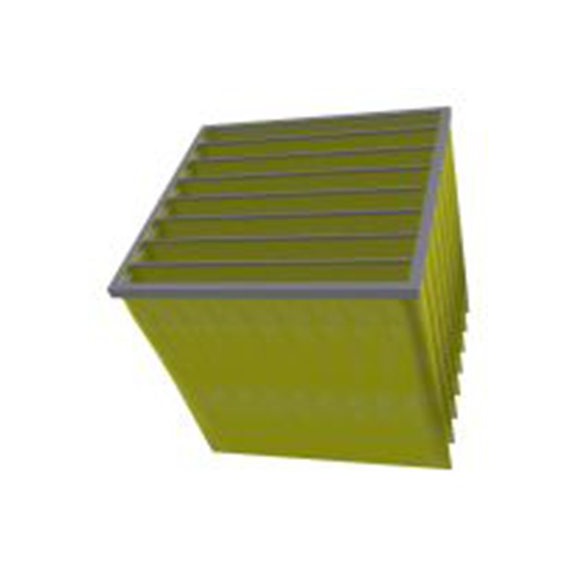 RS PRO,255-1411,袋式过滤器, F8级, 袋式过滤器, 疏水性过滤介质, 初压降0 Pa 600 mm 592 mm 592 mm, EC8系列