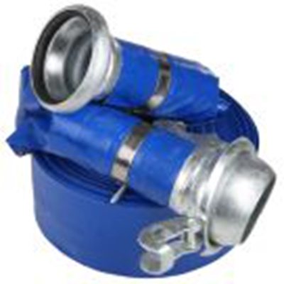 RS PRO,186-0540,聚氯乙烯 扁平卷盘软管，带联轴器, 最大3 bar, 25 m长 公 母插