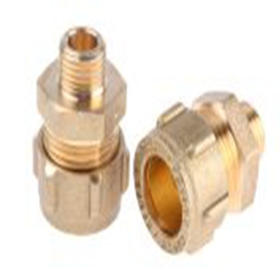 RS PRO,203-8653,管接头, 压接 黄铜卡套接头, G 1/4 in 公