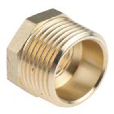 RS PRO,203-9044,直向 渐缩异径管衬套, 1″ 螺纹接头, BSP 1 in 公转BSP 1/2 in 母插