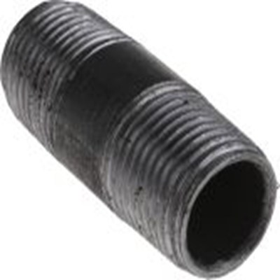 RS PRO,257-8331,黑色 螺纹接头 铸铁管件 公 12.7 mm 公 12.7 mm