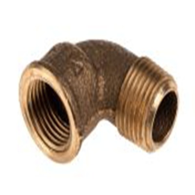 RS PRO,297-2159,直角 弯头, 90° 弯头 黄铜管件, 英标圆柱管螺纹 12.7 mm 公转BSPP 1/2 in 母插