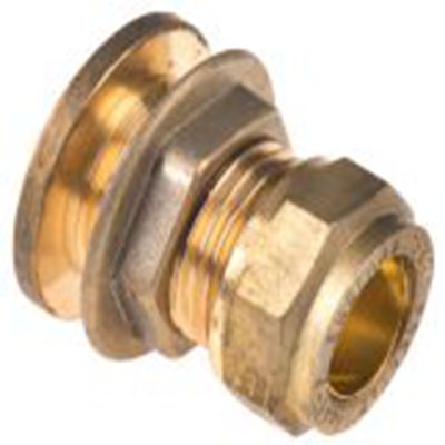 RS PRO,369-1564,管接头, 压接 压接 黄铜卡套接头, BSP 36 mm 母插 32 mm 母插