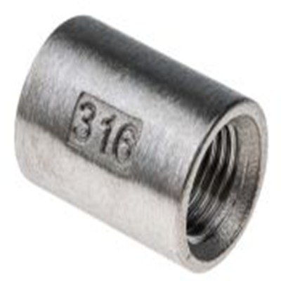 RS PRO,499-2903,插座 插座 不锈钢管件 6.35 mm 母插 6.35 mm 母插, 圆形