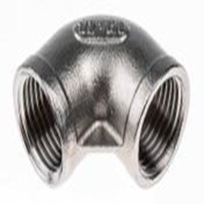 RS PRO,499-2953,90° 弯头 不锈钢管件 12.7 mm 母插 12.7 mm 母插, 圆形