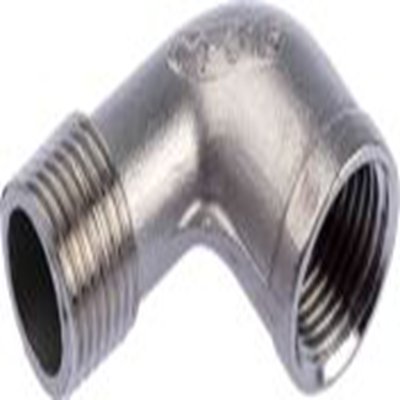 RS PRO,499-3322,90° 弯头 不锈钢管件, 带螺纹 12.7 mm 母插接带螺纹 12.7 mm 公, 圆形