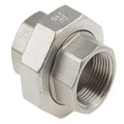 RS PRO,499-3502,直 接头 不锈钢管件, 带螺纹 19.05 mm 母插接带螺纹 19.05 mm 母插, 43.942 mm长, 八角形