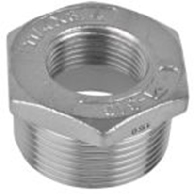 RS PRO,499-3568,直 衬套 不锈钢管件, R, 带螺纹 31.75 mm 公接G接带螺纹 19.05 mm 母插, 29.97 mm长, 六角