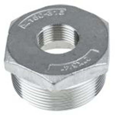 RS PRO,499-3625,直 衬套 不锈钢管件, 带螺纹 50.8 mm 公接带螺纹 19.05 mm 母插, 33.53 mm长, 六角