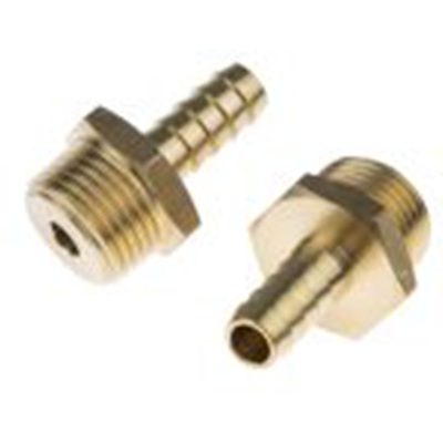 RS PRO,506-7288,软管接头, Φ9.53 mm内径, 黄铜制, 最大工作压力25 bar