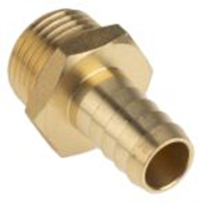 RS PRO,506-7294,软管接头, Φ12.7 mm内径, 黄铜制, 最大工作压力25 bar