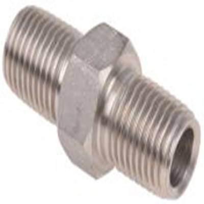 RS PRO,826-7040,直 螺纹接头 不锈钢管件 公 公, 36.068 mm长, 六角