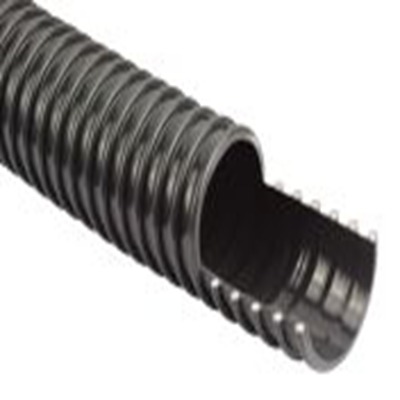 RS PRO,136-9476,聚氯乙烯 波纹管, 38 mm内径 强化, 44.8 mm外径, 10 m长, 深灰色