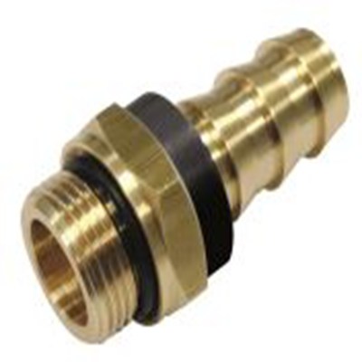 RS PRO,231-2667,软管接头 3/4in BSPP 外螺纹, Φ19.05 mm内径, 黄铜制, 最大工作压力50 bar