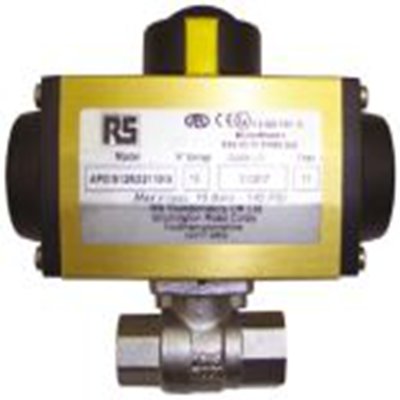 RS PRO,760-5611,40 bar 气动阀 BSP 球形阀 母插, 弹簧返回 1 to 1/2 in