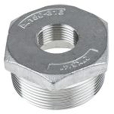 RS PRO,499-3726,直 衬套 不锈钢管件, 带螺纹 50.8 mm 公接带螺纹 12.7 mm 母插, 33.53 mm长, 六角