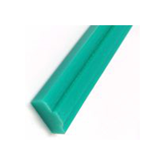 RS PRO,146-5477,10B 链条导轨, GR1., 聚乙烯制, 2 m x 20 mm x 15 mm, 绿色