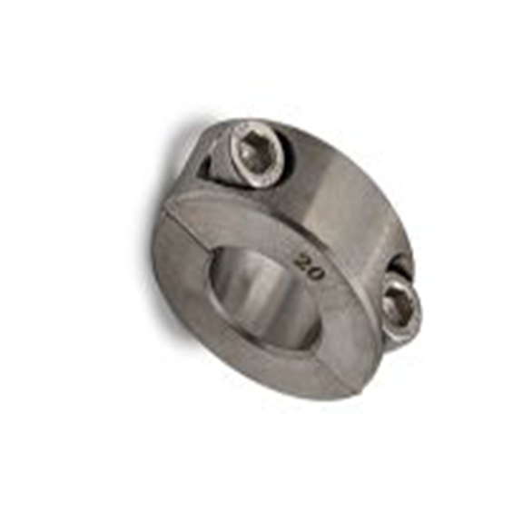 RS PRO,145-635,304 不锈钢 轴环, 28 mm外径, 11 mm宽, 两件式, 双宽, 夹紧螺丝固定, 耐腐蚀饰面