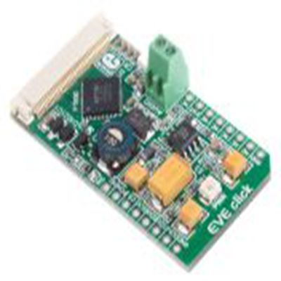 MikroElektronika,MIKROE-1430,MikroElektronika  EVE Click 评估套件, 图形处理器, FT800Q芯片, MIKROE-1430