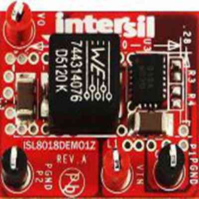 Renesas Electronics,ISL8018DEMO1Z,Renesas Electronics  演示板, 降压稳压器 开发板, ISL8018芯片, 用于开发同步降压稳压器