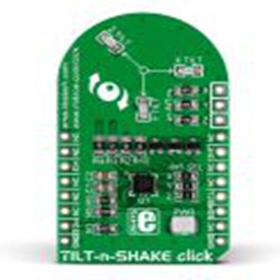MikroElektronika,MIKROE-1853,MikroElektronika  TILTnSHAKE Click MikroBus Click 板, 加速度传感器, MMA8491Q芯片