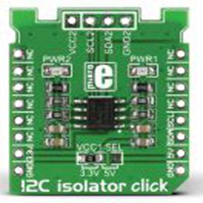 MikroElektronika,MIKROE-1878,MikroElektronika  I2C 隔离器 Click 开发套件, ISO1540芯片, 用于MikroBUS, MIKROE-187