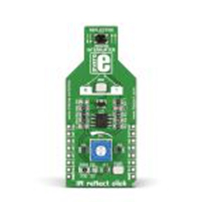 MikroElektronika,MIKROE-1882,MikroElektronika  红外反射 Click MikroBus Click 板, 接近传感器, GP2S700HCP芯片