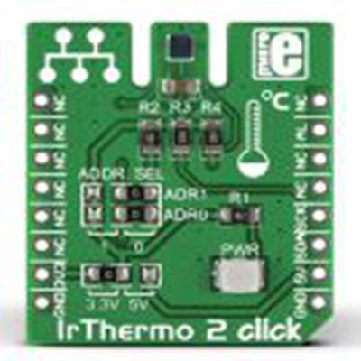 MikroElektronika,MIKROE-1888,MikroElektronika  红外测温 2 Click MikroBus Click 板, 温度传感器, TMP007芯片