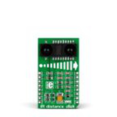 MikroElektronika,MIKROE-1991,MikroElektronika  红外距离 Click MikroBus Click 板, 红外传感器, GP2Y0A60SZ0F芯片
