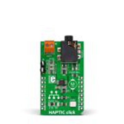 MikroElektronika,MIKROE-2025,MikroElektronika  触觉 Click, 电机控制器 MikroBus Click 板, DRV2605芯片, 用于开发ERM 