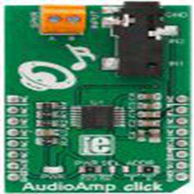 MikroElektronika,MIKROE-2368,MikroElektronika  开发板, MIKROE-2368, AudioAmp Click, 模拟音频放大器, 用于MikroBUS