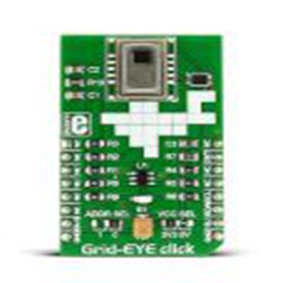 MikroElektronika,MIKROE-2539,MikroElektronika  网眼 Click MikroBus Click 板, 红外传感器, AMG8853芯片