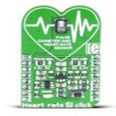 MikroElektronika,MIKROE-2510,MikroElektronika  心率4键 MikroBus Click 板, 心率传感器, MAX30101芯片, 用于耐用设备