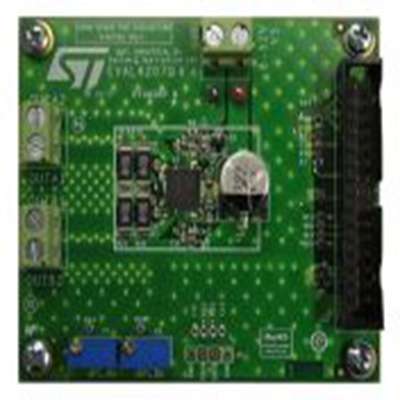 STMicroelectronics,EVAL6207Q,STMicroelectronics  双全桥驱动板, 电源管理 评估测试板, L6207Q芯片, 用于开发驱动单个 2 相步进电动机或最多四